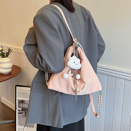 Große Kapazität Frühling Mode Umhängetasche Textur Nische Weiblich